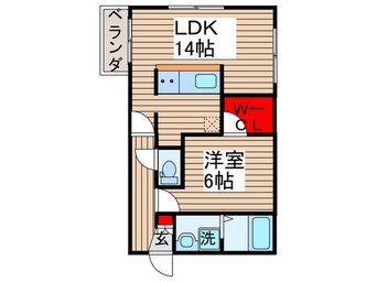 間取図 ｻﾞｸﾗｽﾗｸﾞｼﾞｭｱﾘｰﾚｼﾞﾃﾞﾝｽ