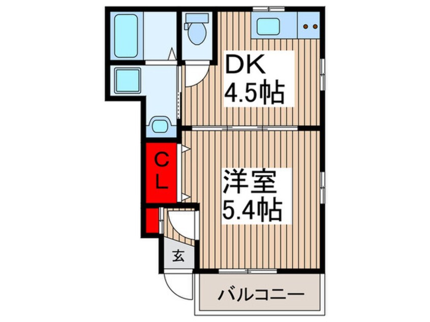 間取図 カナリーヒルズ