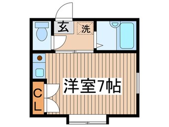 間取図 第２コ－ポ市瀬