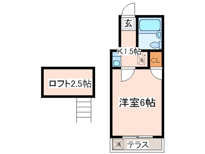 間取図 第１７安藤ハイツ