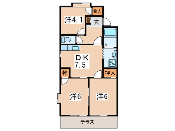 間取り図 セフィラＭ＆Ｋ
