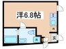 リブシア十条 1Rの間取り