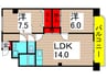 サン・ロワ-ル 2LDKの間取り