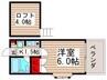 オラシオンＴ 1Kの間取り