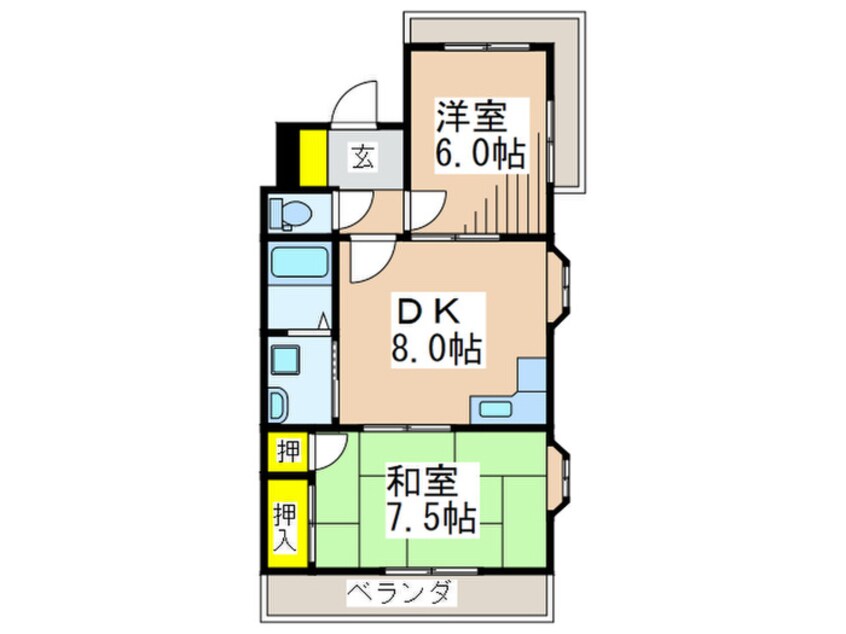 間取図 ファミ－ル親和