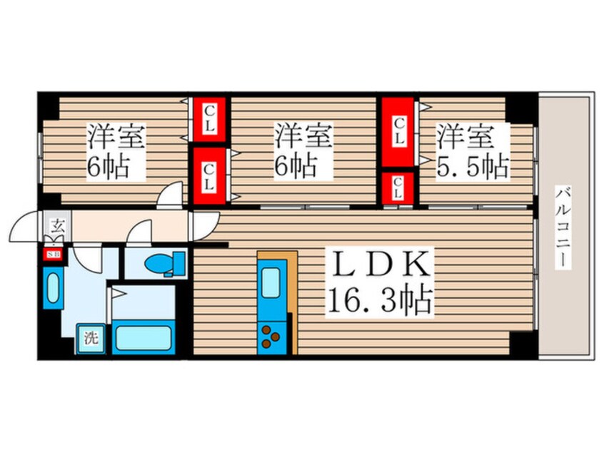 間取図 エアテラス