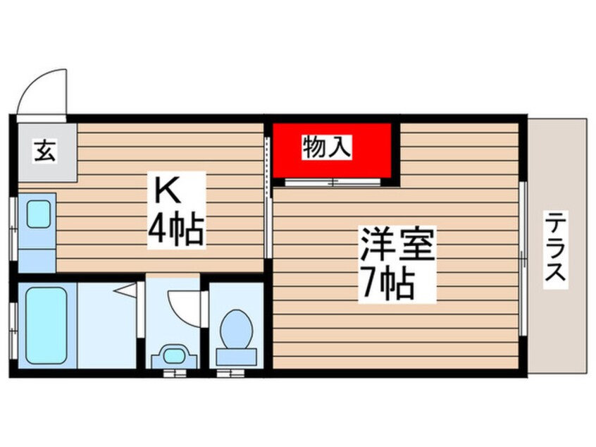 間取図 第２園部コ－ポ