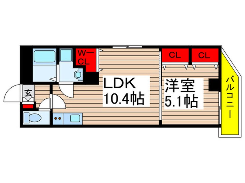 間取図 キャピタルレジデンス八千代台