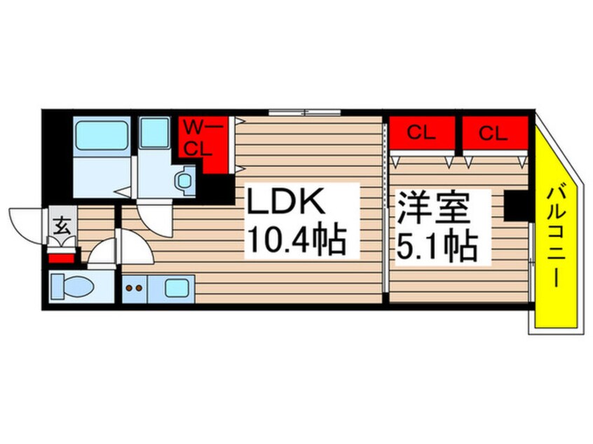 間取図 キャピタルレジデンス八千代台