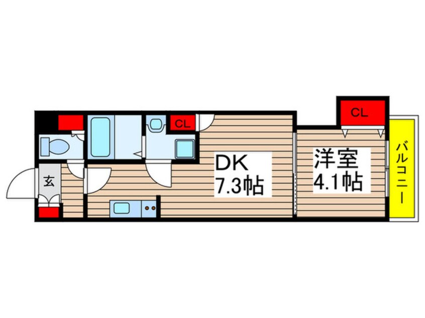 間取図 キャピタルレジデンス八千代台