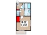 シャインファ－ストⅡ 1Kの間取り
