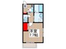 シャインファ－ストⅡ 1Kの間取り