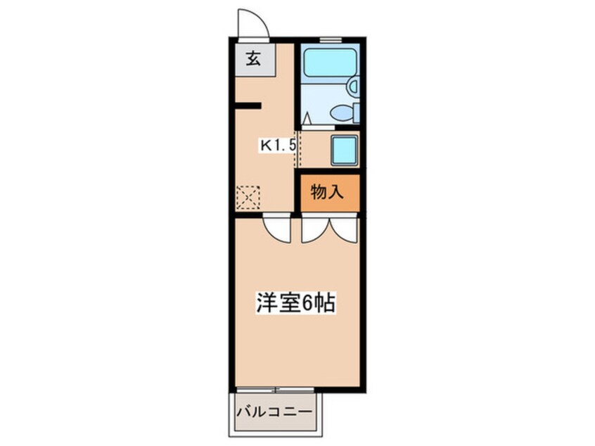 間取図 シャロンハイツ