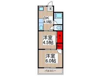 間取図 仁志町ハイツ