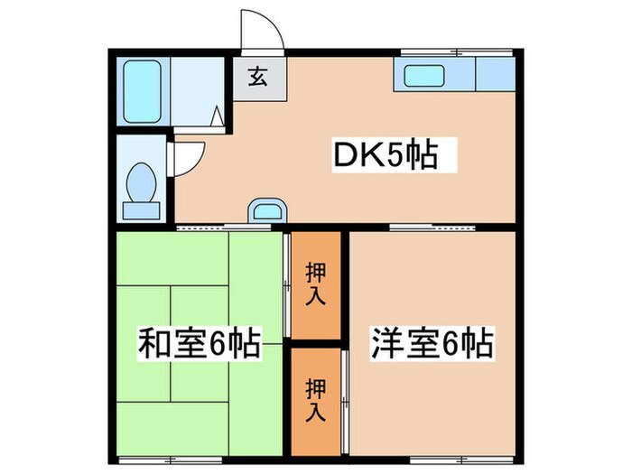 間取り図 清和ハイツA棟