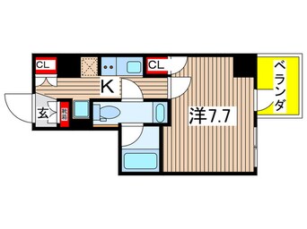 間取図 RELUXIA CITY森下（1002）