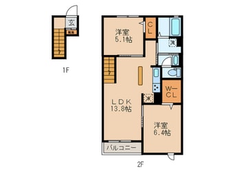 間取図 アイオーラ・ノア