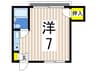 エルマ－ノ 1Rの間取り