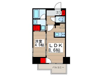 間取図 コスモグラシア浅草