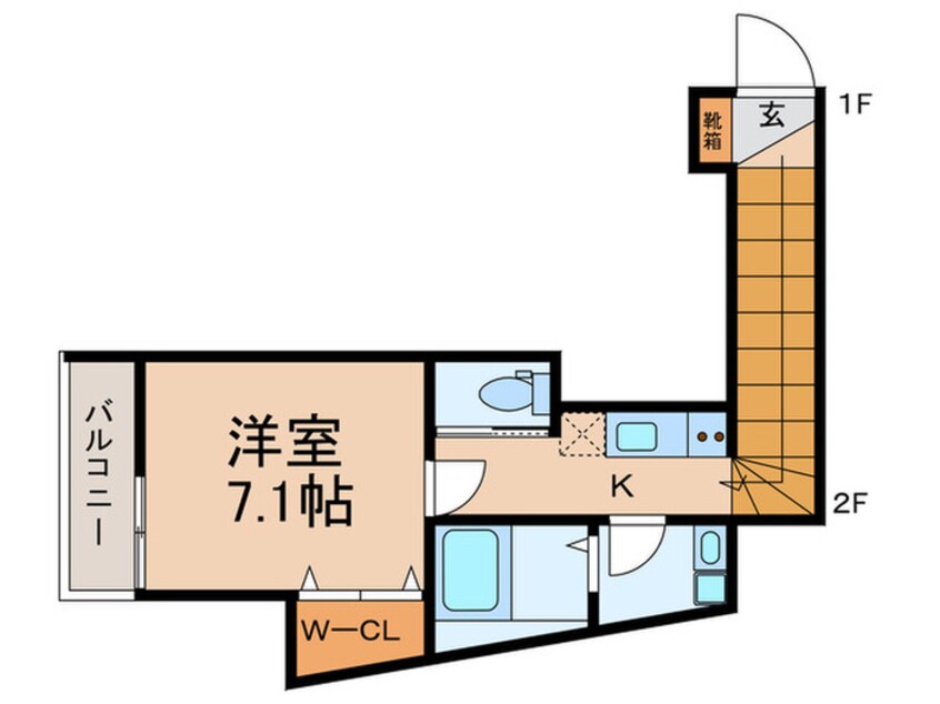 間取図 和庵Kagurazaka