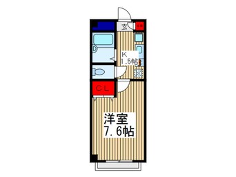 間取図 アンプル－ルフェ－ル上福岡Ⅱ