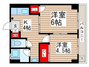 間取図 篠崎ビル