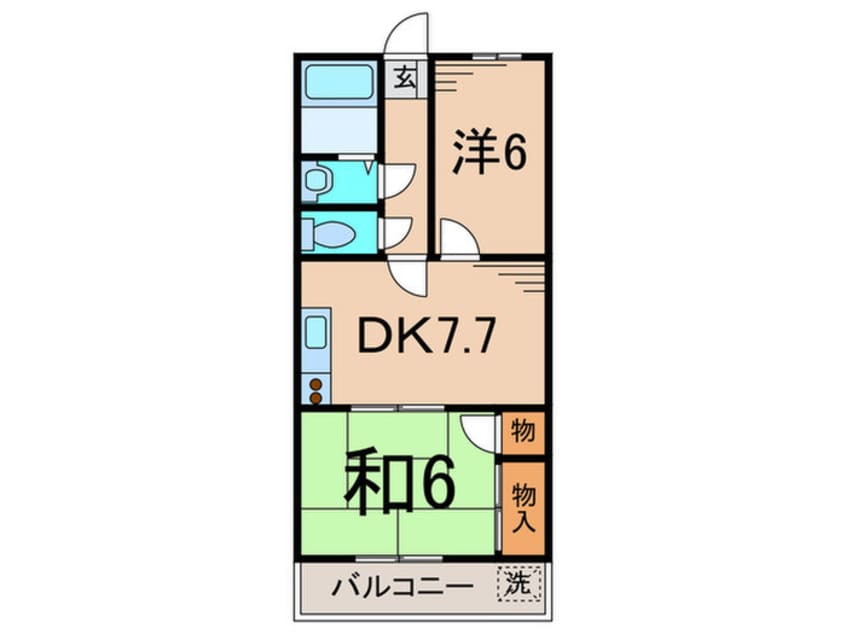 間取図 フジマリンハイツ