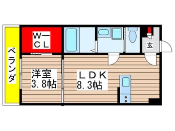 間取図 Four Seasons新検見川