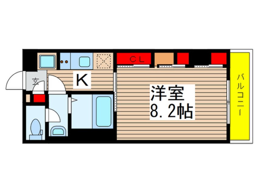 間取図 リブリ・新検見川