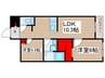 セレ花園　Ⅱ 2LDKの間取り