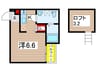 Alivila 1Kの間取り
