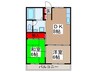 西青木第一マンション 2DKの間取り
