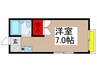 プリムロ－ズ 1Rの間取り