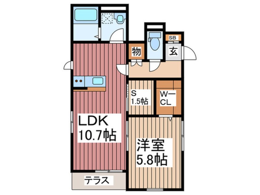 間取図 ル・レーヴ・ドゥ・タカ