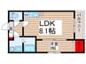 ジーメゾン我孫子 1LDKの間取り