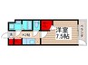 アンビックス・プリア 1Kの間取り