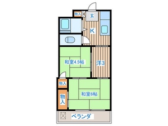 間取図 コーポ幡ヶ谷（308）