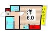 アヴァンセ西遊 1Rの間取り