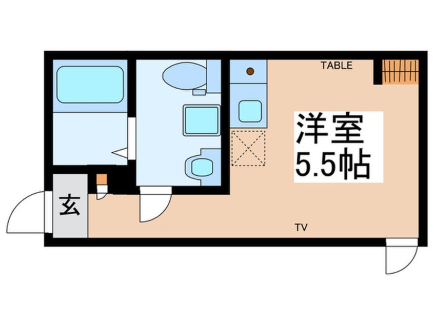 間取図 マハロテラス東四ツ木