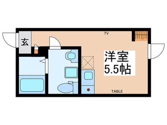 間取図 マハロテラス東四ツ木