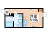 マハロテラス東四ツ木 1Rの間取り
