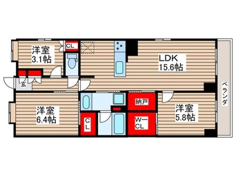 間取図 サステナブランシェ本行徳