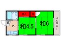 いちやま荘の間取図