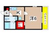 リブリ・新千葉 1Kの間取り