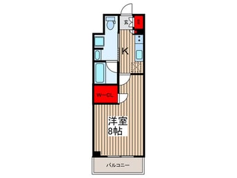 間取図 アジールコート汐浜キャナル