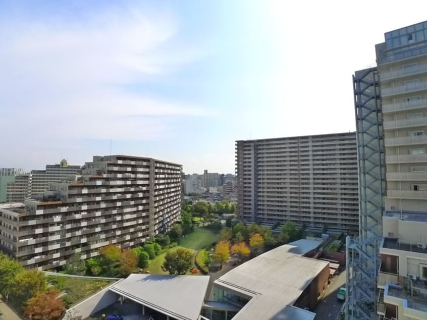 室内からの展望 アジールコート汐浜キャナル