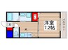 リップス 1Kの間取り