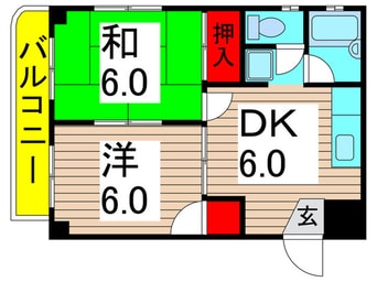 間取図 クロスコーポⅡ