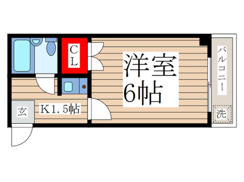 間取図 リブレ一之江