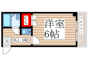 間取図 リブレ一之江